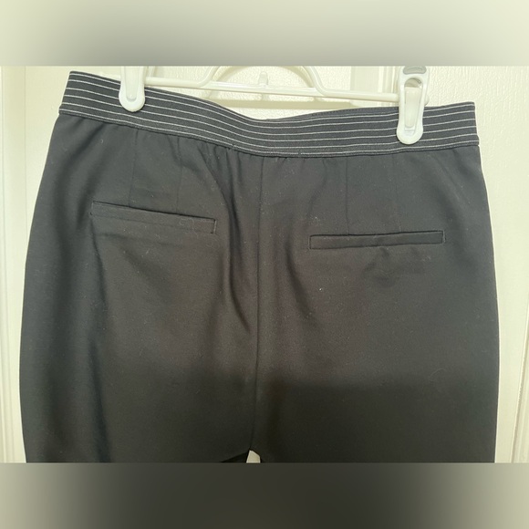 Zara black tapered pants, elastic back waistband, size S - Picture 9 of 9